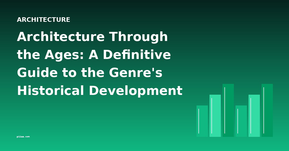 Architecture Through the Ages: A Definitive Guide to the Genre's Historical Development