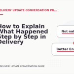 How to Explain What Happened Step by Step in Delivery Update Conversation English