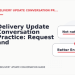 Delivery Update Conversation Practice: Request and Reply Examples