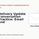 Delivery Update Conversation Practice: Email and Message Examples