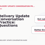Delivery Update Conversation Practice: Questions and Answers